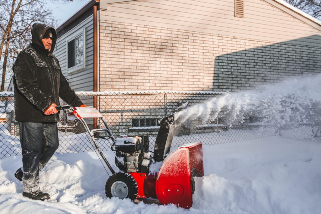 The first step is to determin where you want the snow to land,